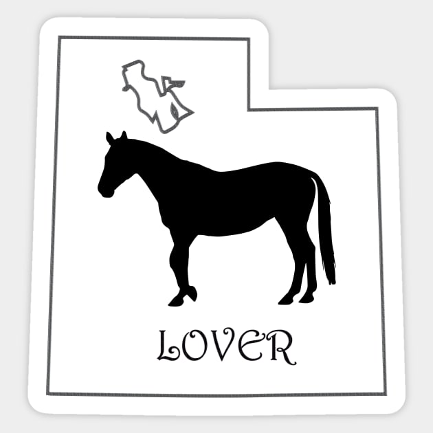 Utah Horse Lover Gifts Sticker by Prairie Ridge Designs